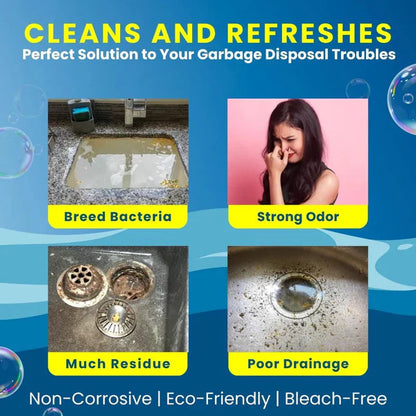 LemonBlast Yellow Bubble Tablets – Odor Eliminator + Blockage Remover