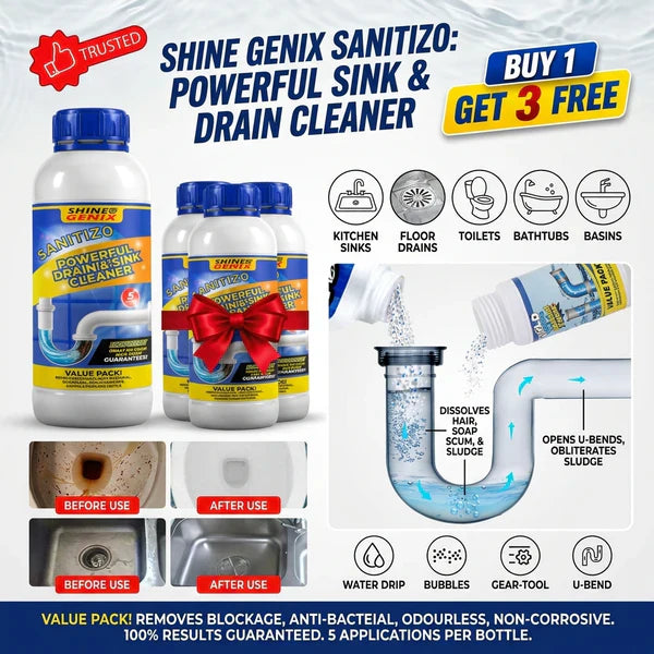 Powerful Sink & Drain Cleaner - Buy 1 Get 3 Free